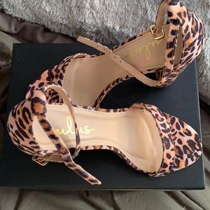 Cheetah Heels (wore once)